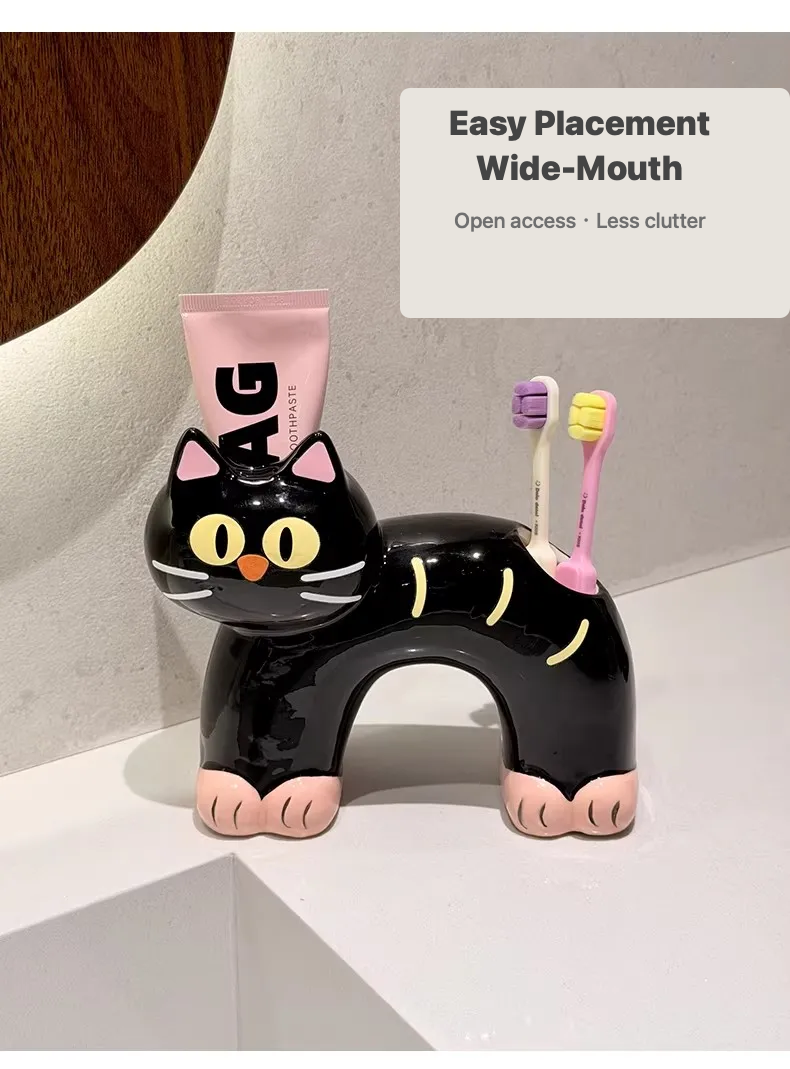 Wide mouth open storage detail